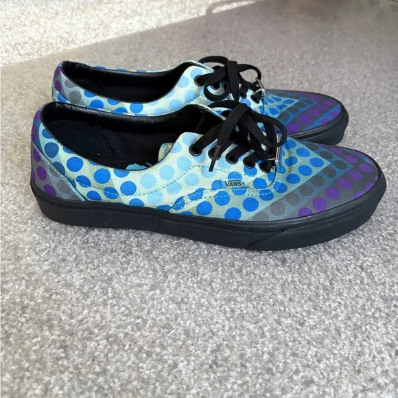 Vans David Bowie Space Oddity lace up ombré polka dot shoes - Picture 4 of 11